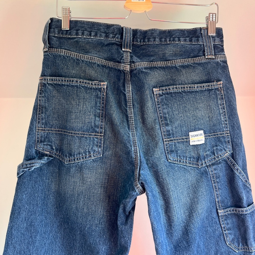 Levis Faded‎ Carpenter Jeans 31x34 Blue Baggy Workwear Utility Wide Leg Gorpcore
